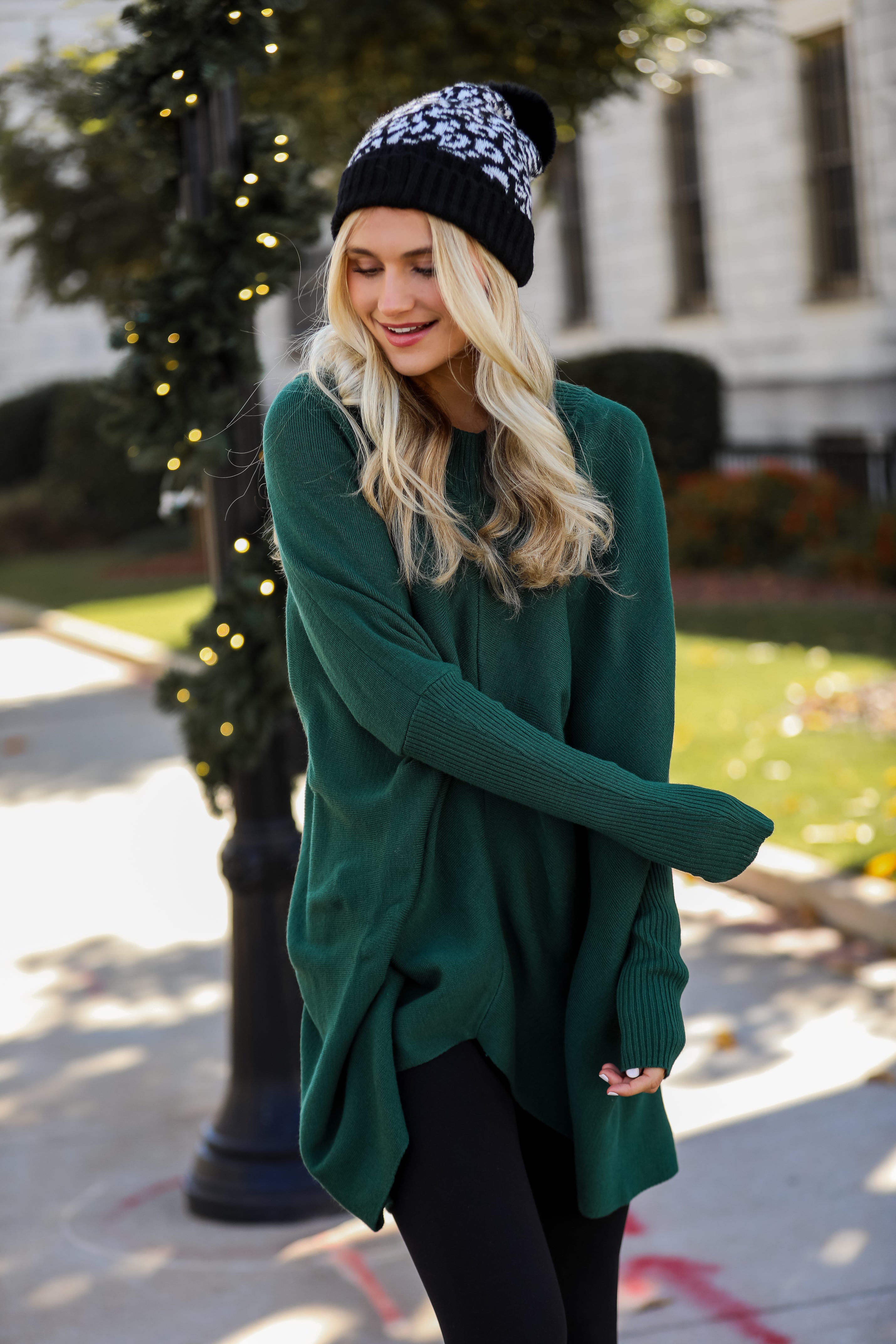 hunter green sweaters