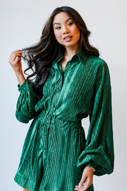 cute green rompers
