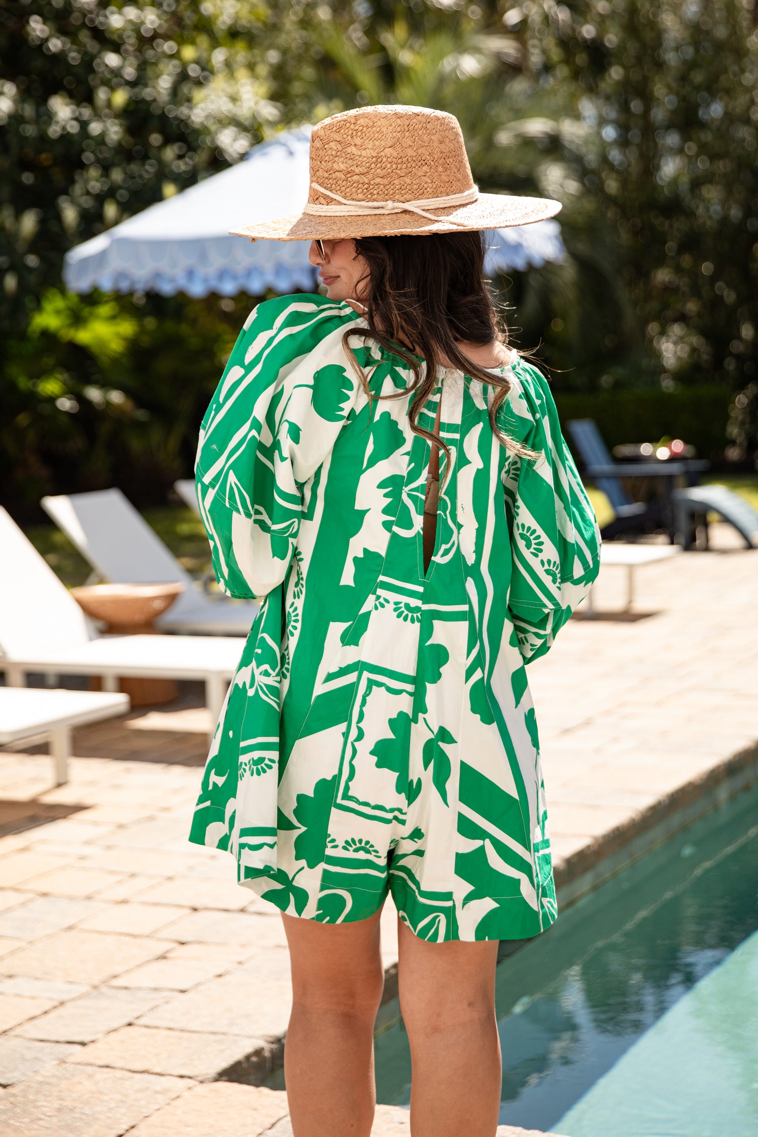 Trendy Puff Sleeve Green Romper | Cute Women's Rompers | ShopDressUp Dress Up Trendy Puff Sleeve Green Romper | Cute Women's Rompers | ShopDressUp Dress Up