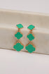 Ashley Quatrefoil Drop Earrings