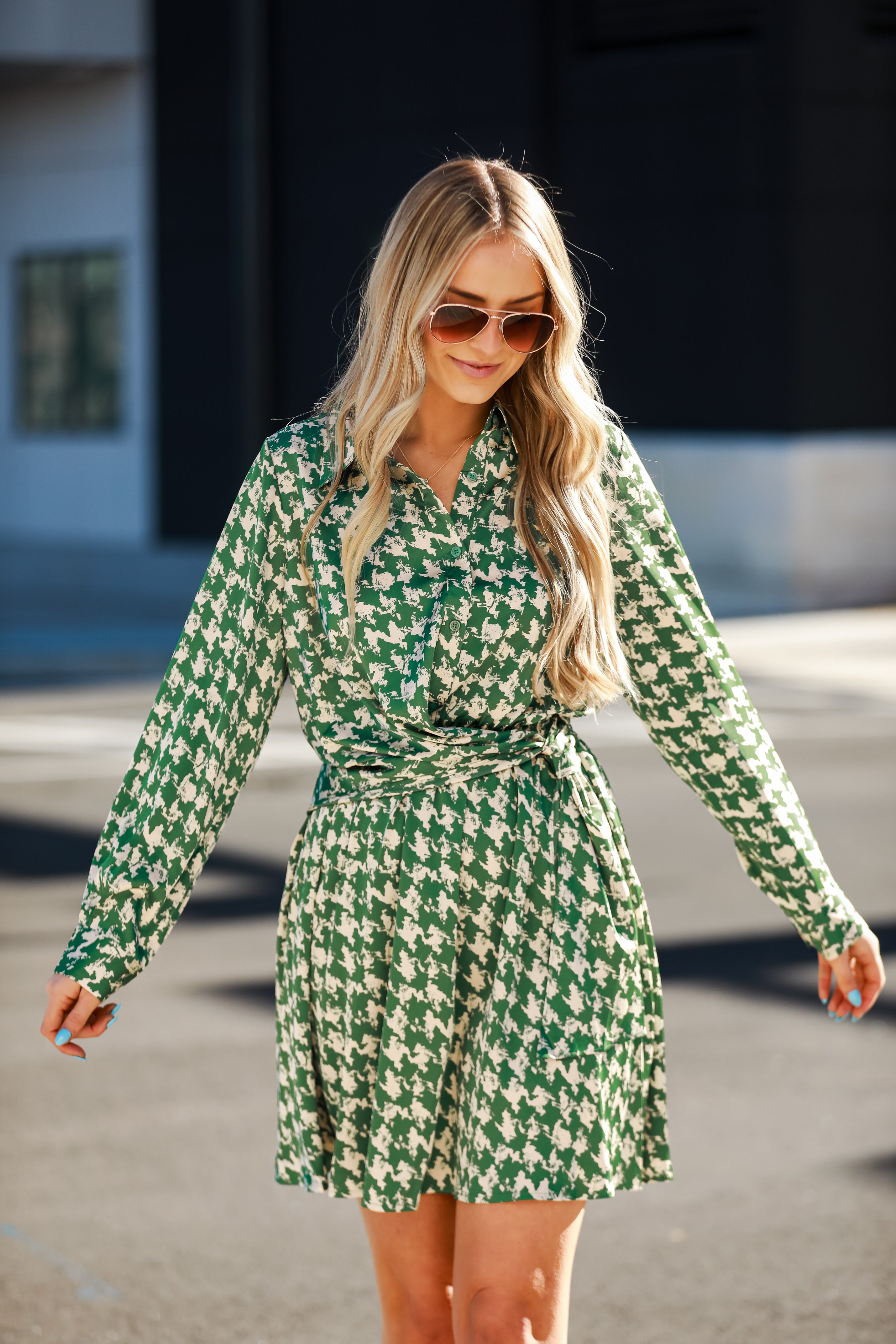 kelly green dress