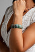 green stretch bracelet