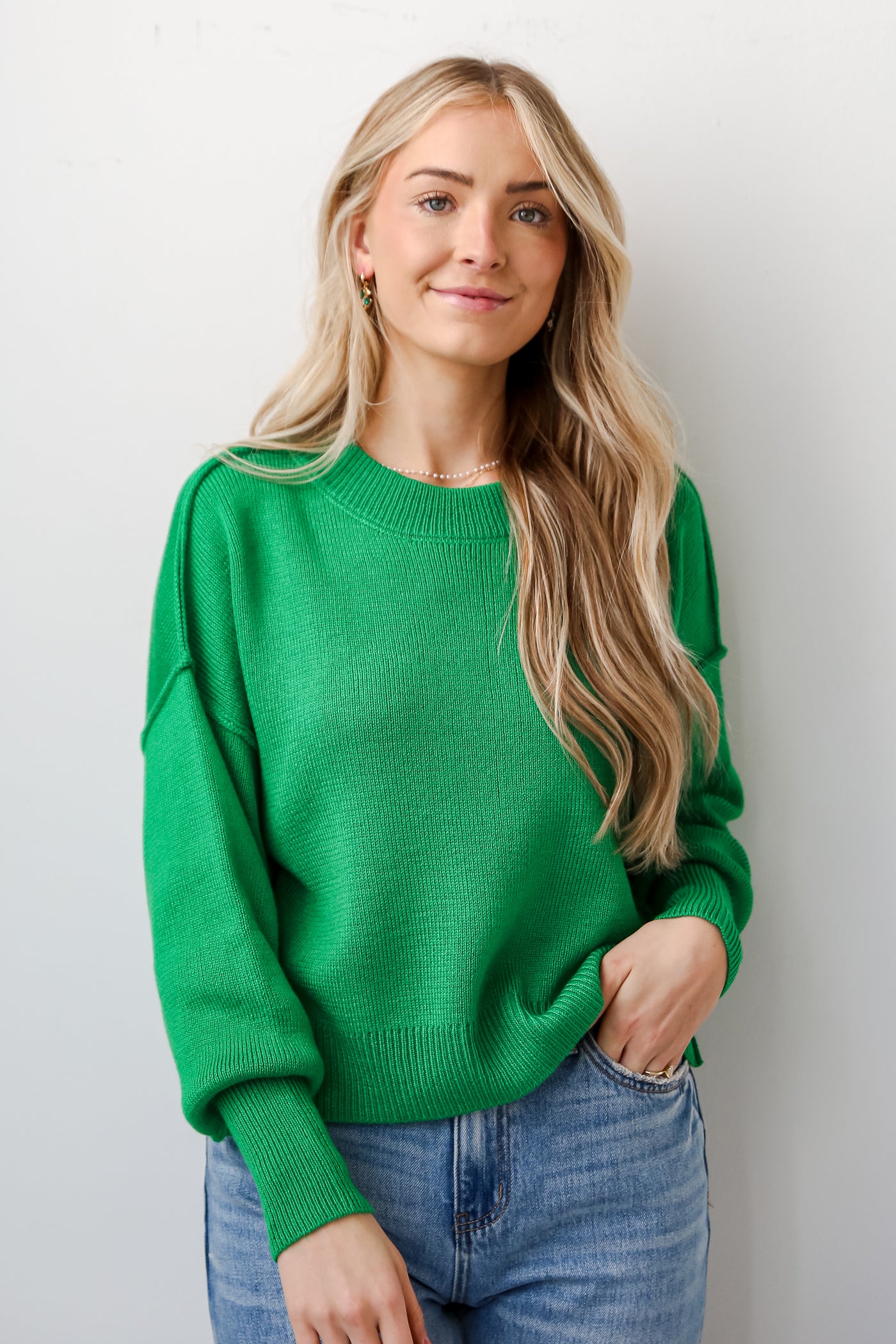 Kelly Green Sweater for women