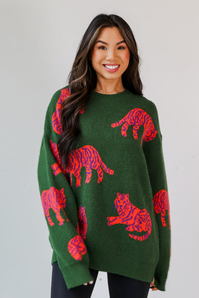 animal print sweaters