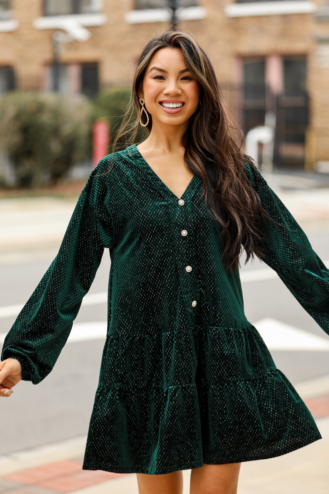 green dresses