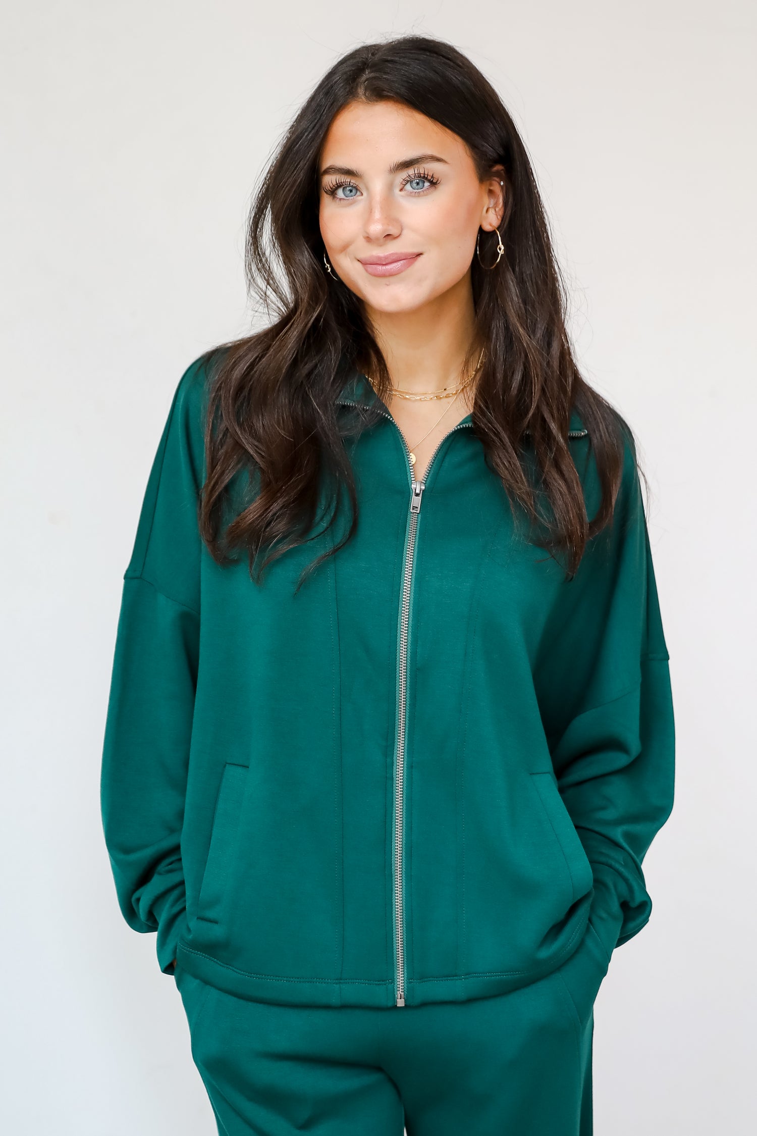 Essential Comfort Zip-Up Jacket