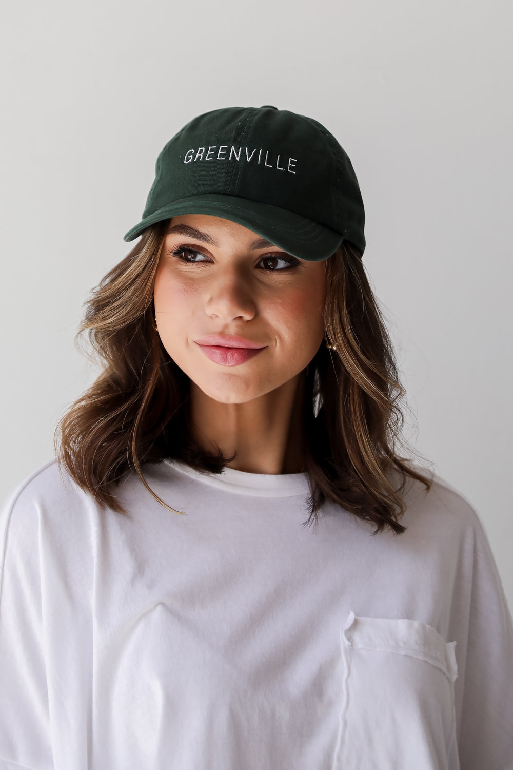 Green Greenville Embroidered Hat
