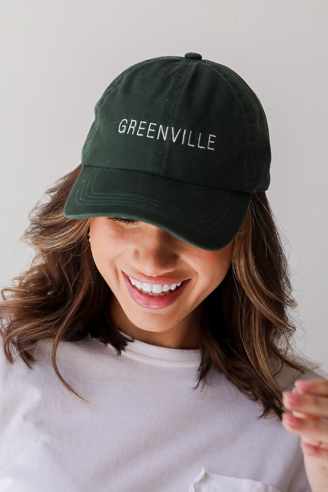 Green Greenville Embroidered Hat