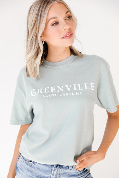 Sage Greenville South Carolina Tee front view