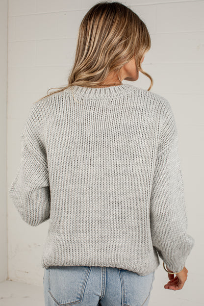 Charleston Script Knit Sweater