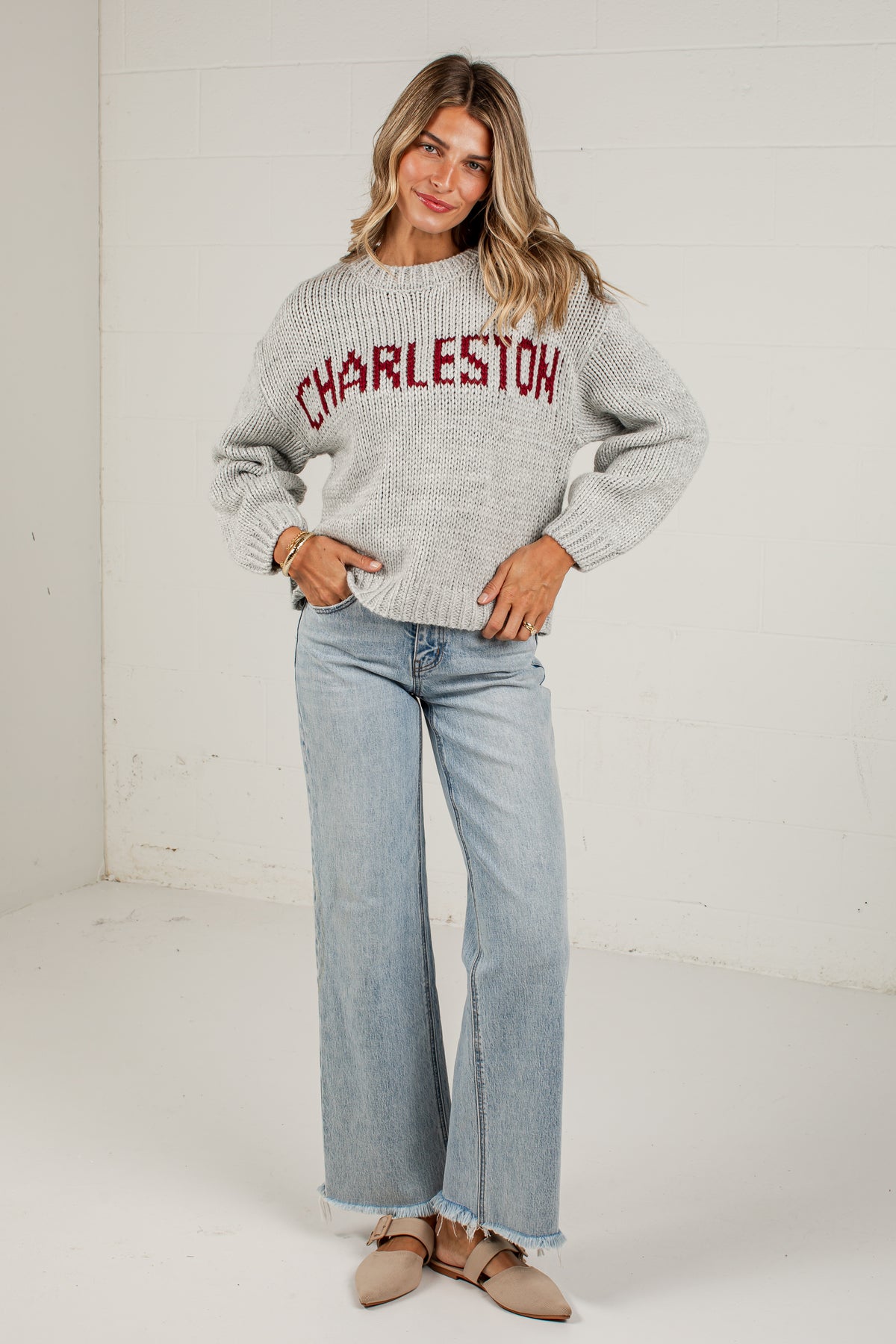Charleston Script Knit Sweater