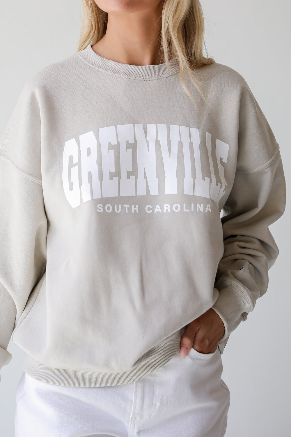 Tan Greenville South Carolina Sweatshirt