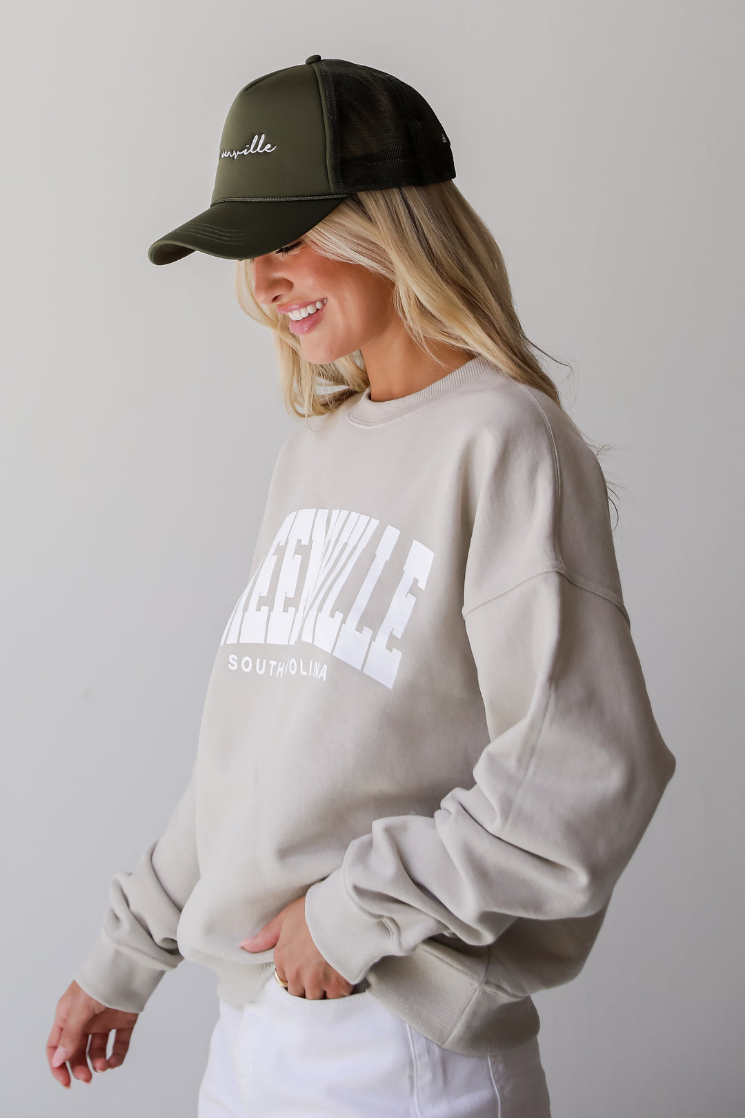 Tan Greenville South Carolina Sweatshirt