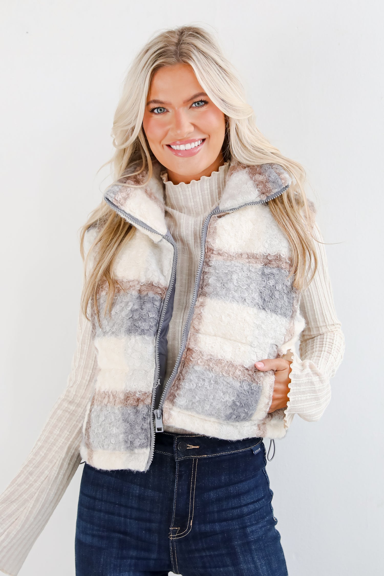 Snuggly Favorite Teddy Puffer Vest