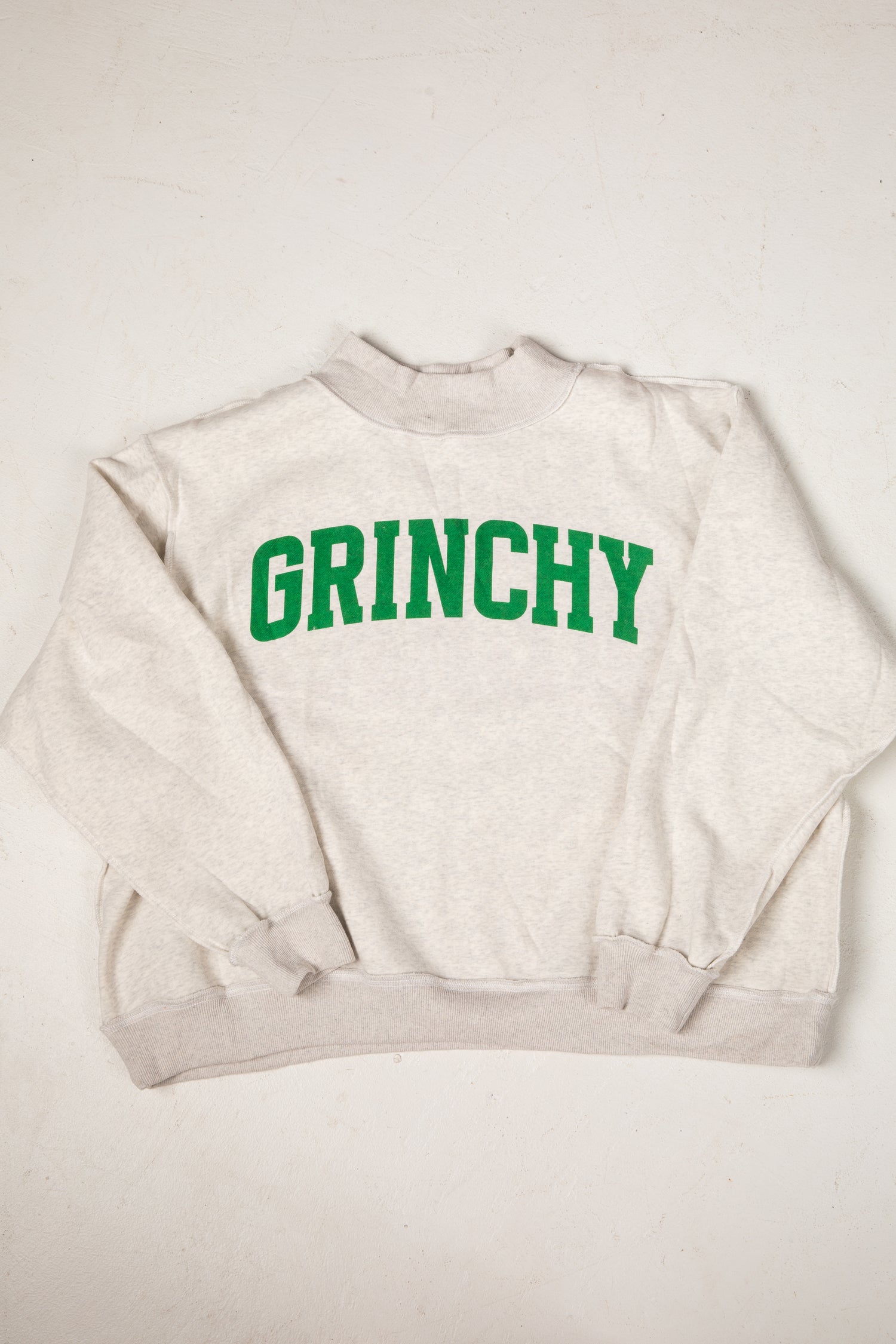 Beige sweatshirt with &