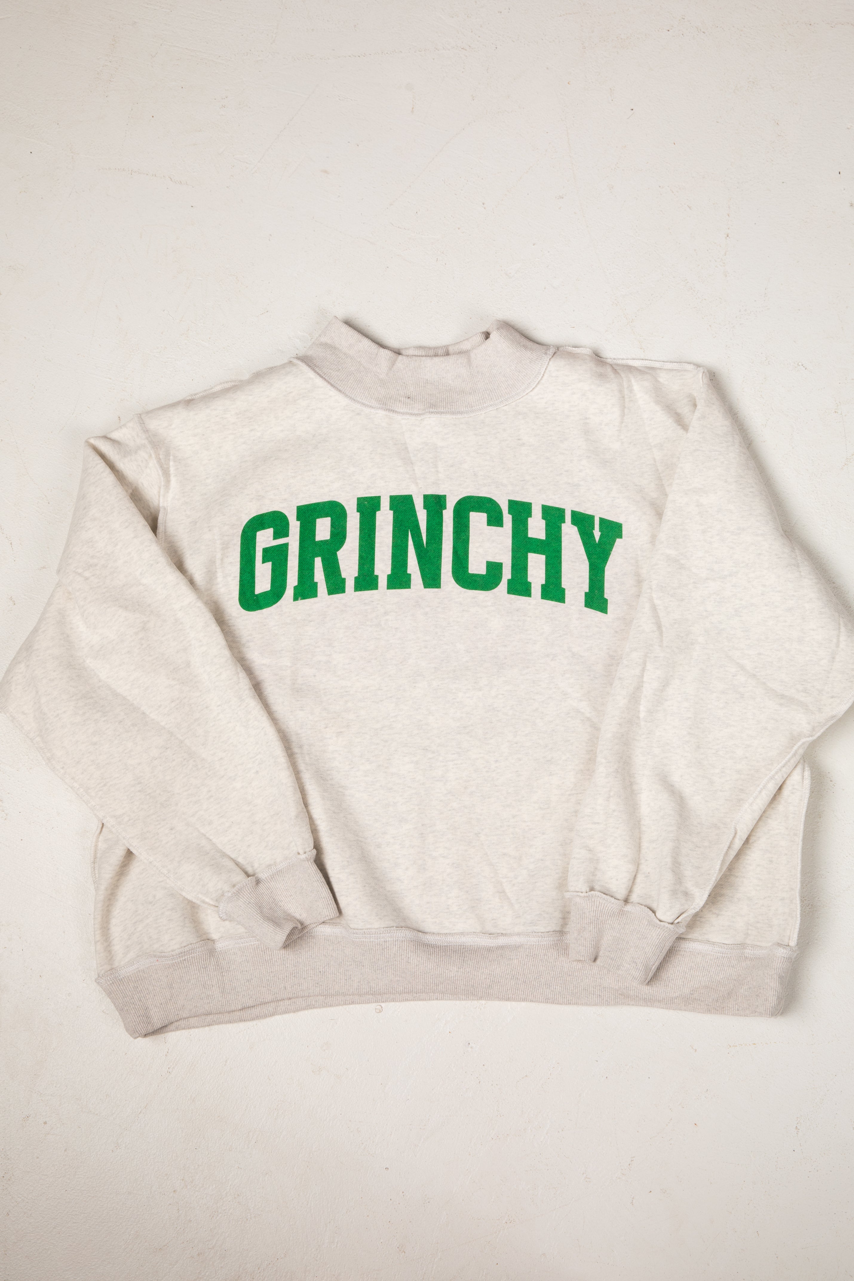 Beige sweatshirt with &