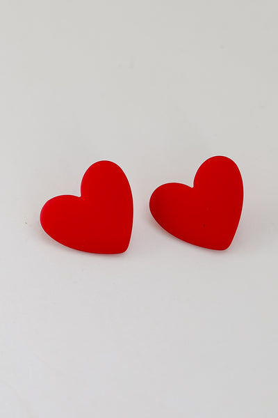 cute heart earrings