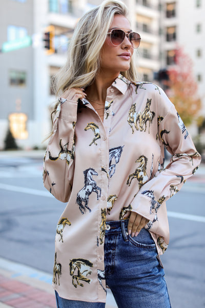 trendy button up blouses