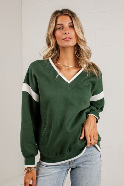 Varsity Weekend Hunter Green Sweatshirt