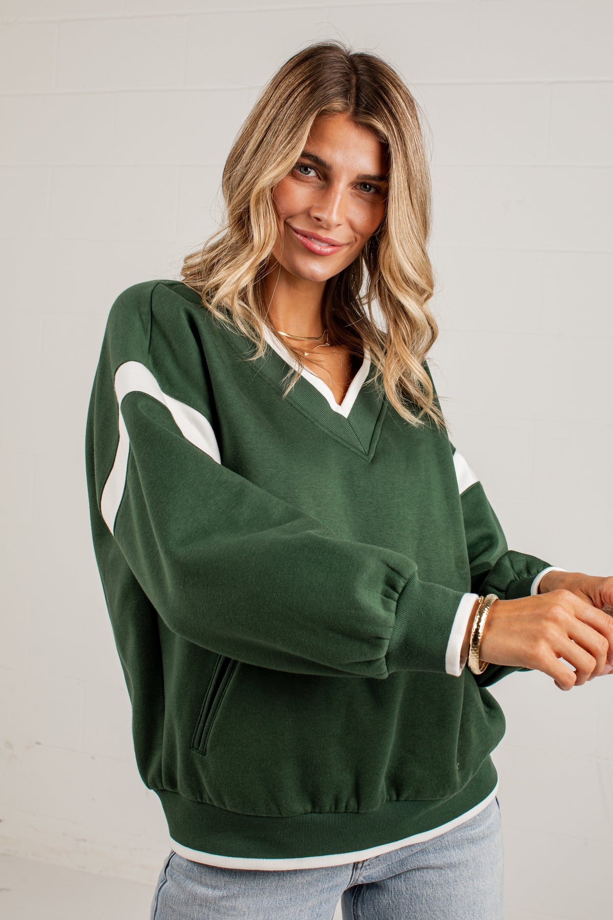 Varsity Weekend Hunter Green Sweatshirt