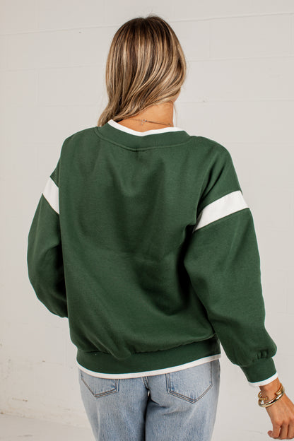 Varsity Weekend Hunter Green Sweatshirt