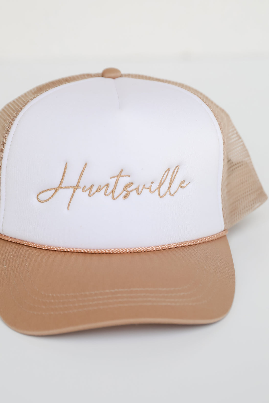 Tan Huntsville Trucker Hat