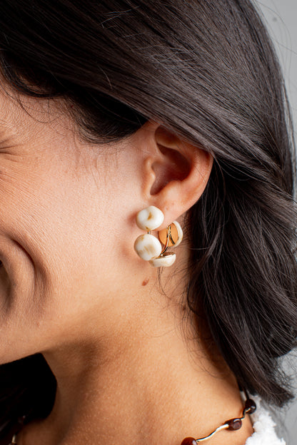 Brynlee Beaded Hoop Earrings