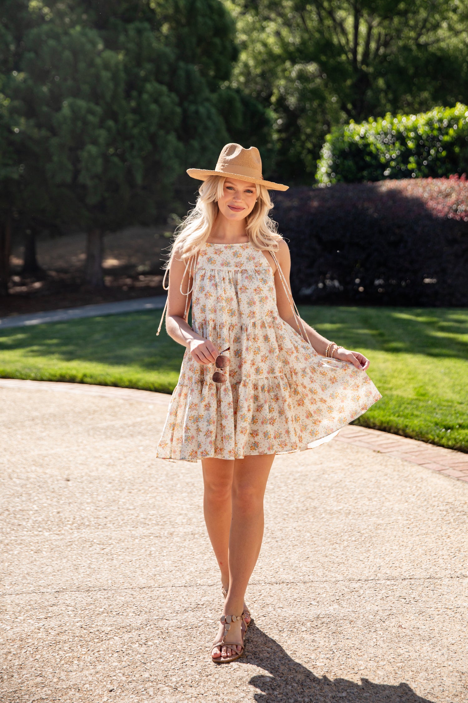 ivory summer dress Summer Floral Eyelet Ivory Mini Dress | Trendy Women's Dress