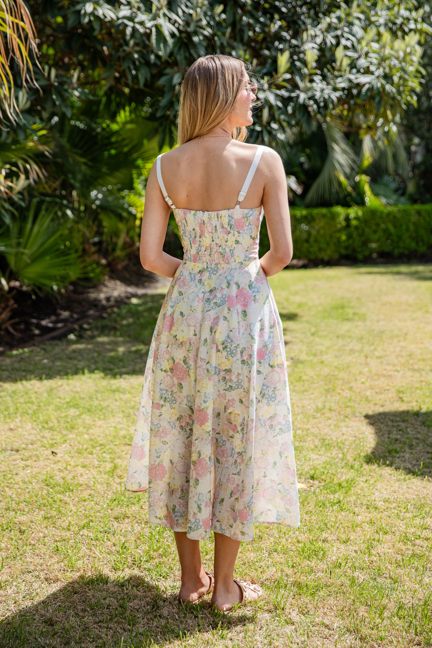 summer floral maxi dresses Summer Ivory Floral Maxi Dress | Trendy Women's Dress