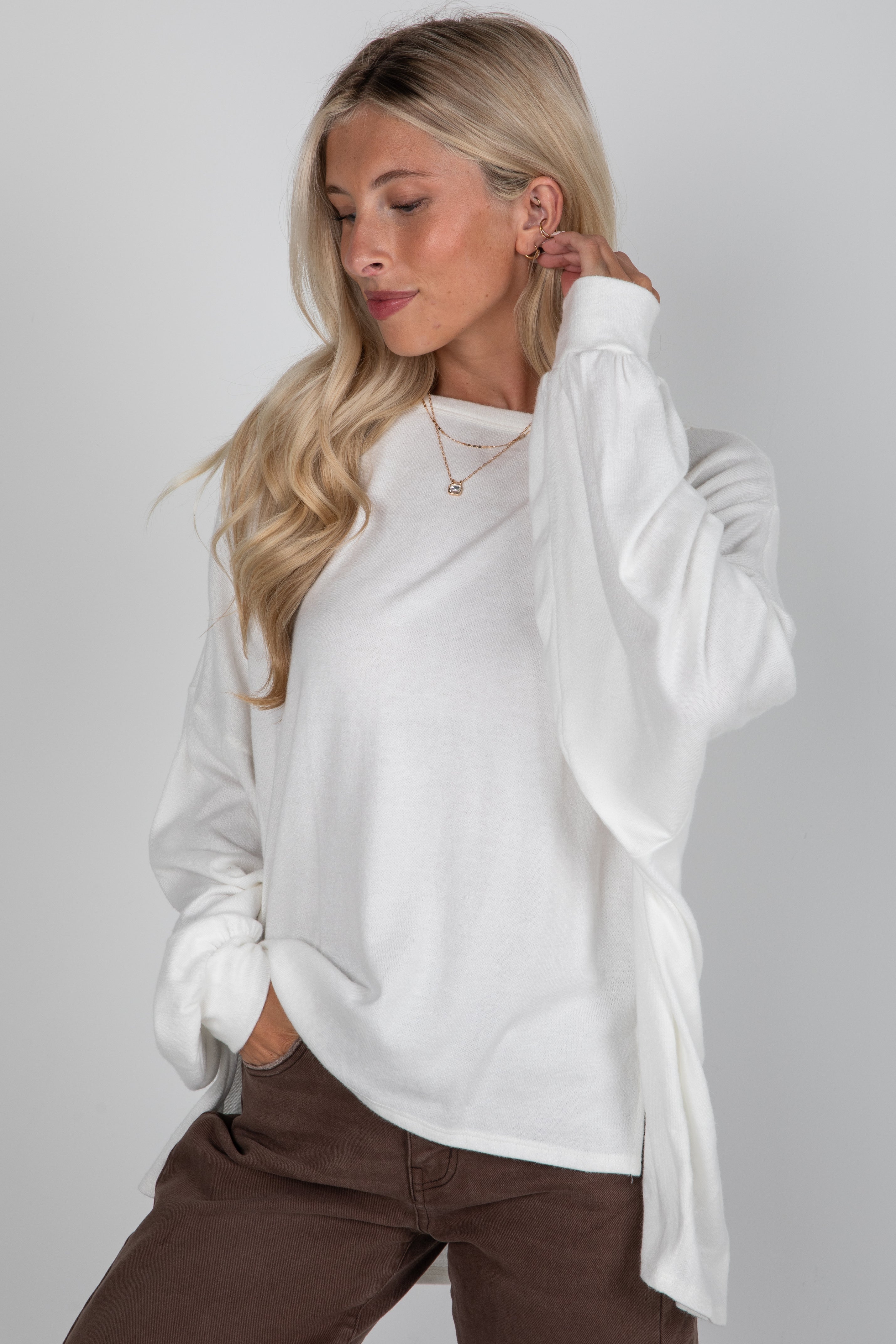 Comfy Oversized Soft Knit Top | Casual Tops For Women | Dress Up