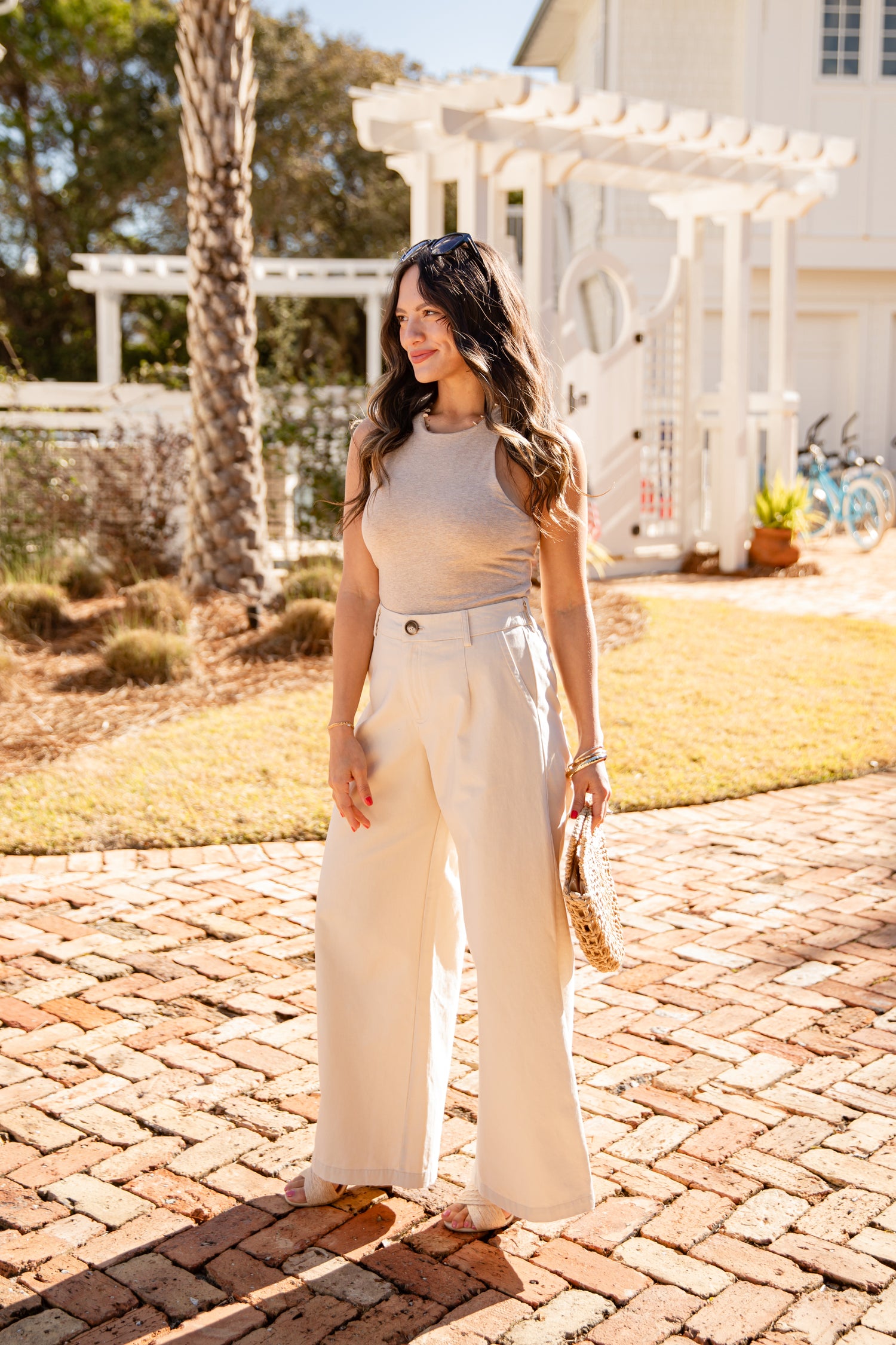 Neutral Territory Wide-Leg Khaki Pants | Trendy Women Pants Neutral Territory Wide-Leg Khaki Pants | Trendy Women Pants