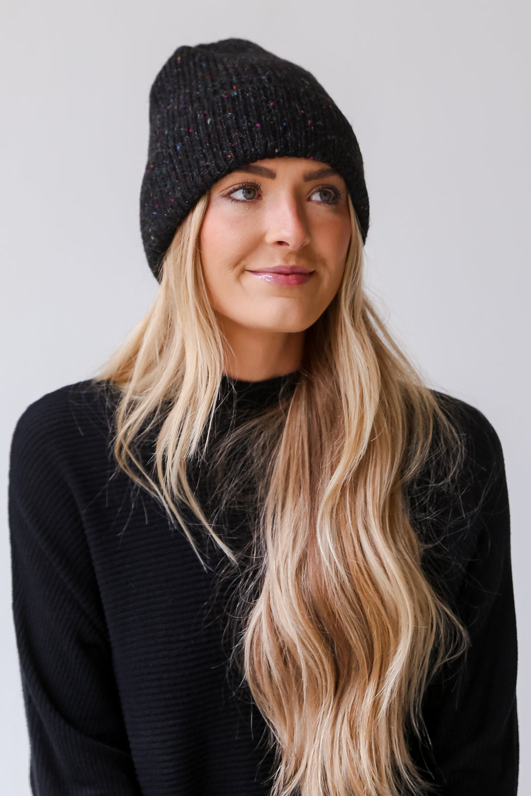 black knit Beanie