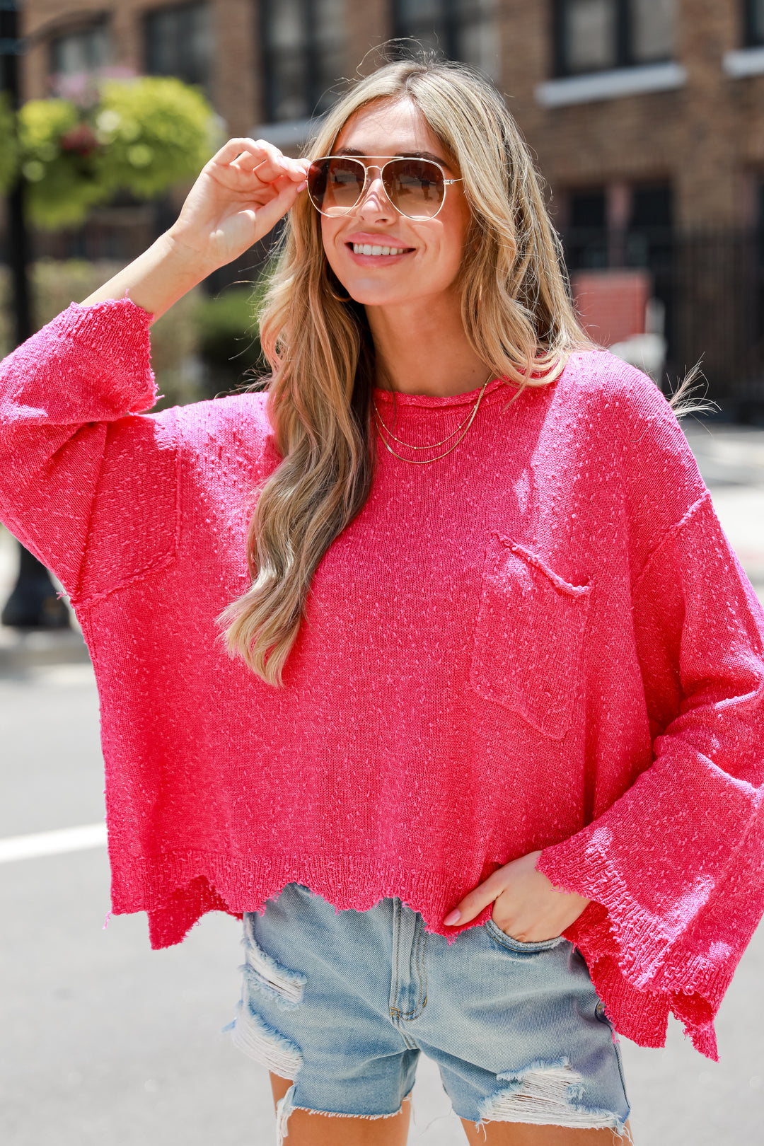 hot pink Sweater