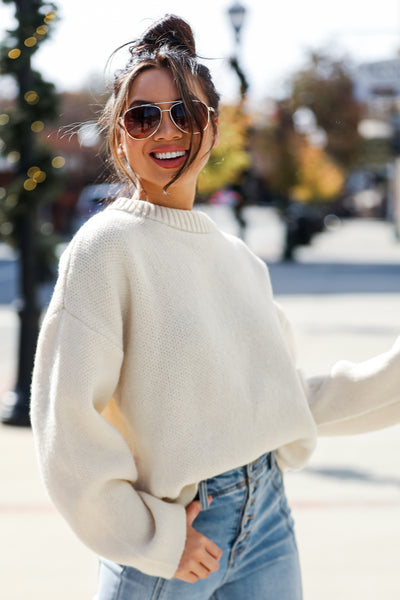 taupe Oversized Sweater