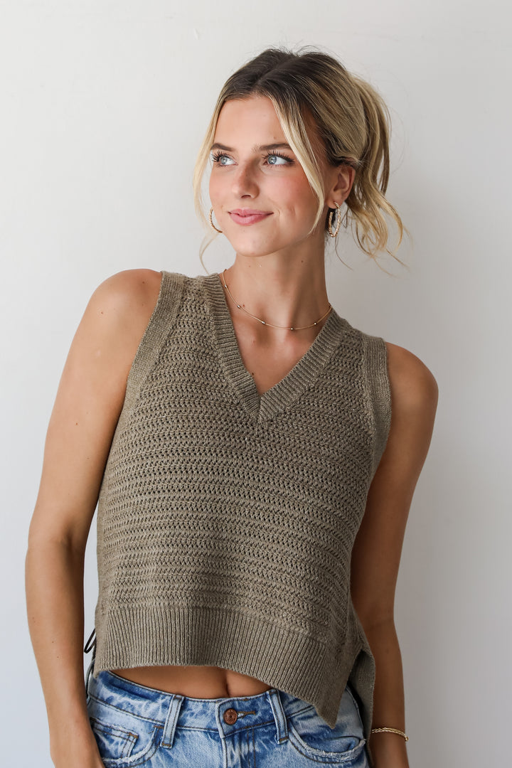 Casual Coziness Sweater Tank