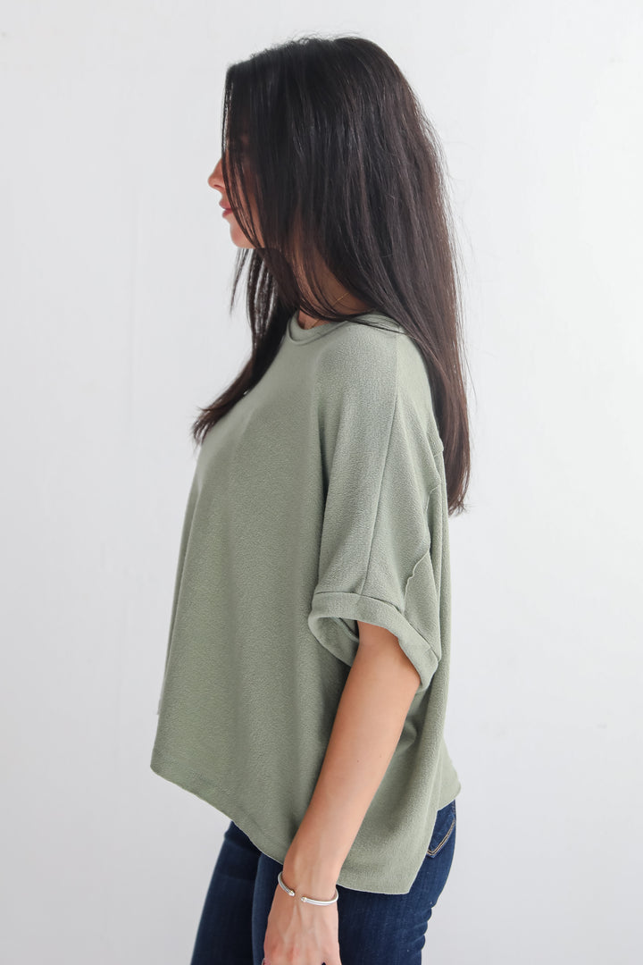 Sweetest Concept Short Sleeve Knit Top