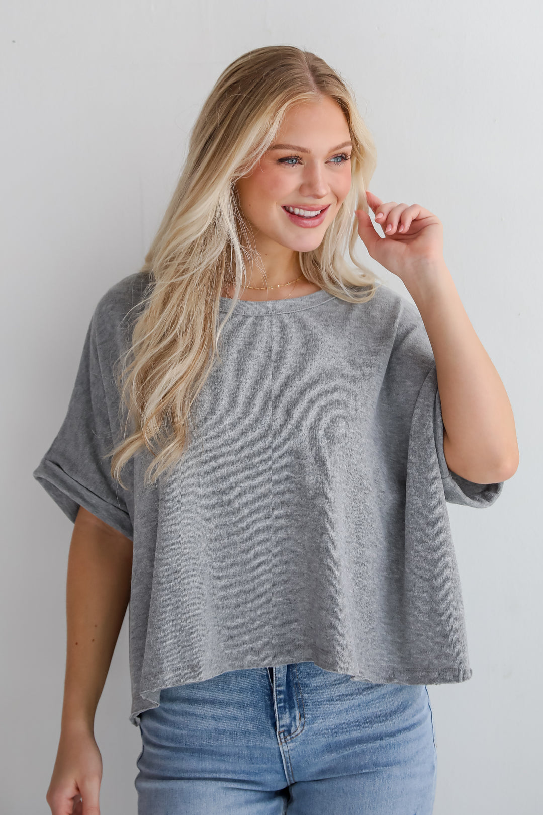 Sweetest Concept Short Sleeve Knit Top