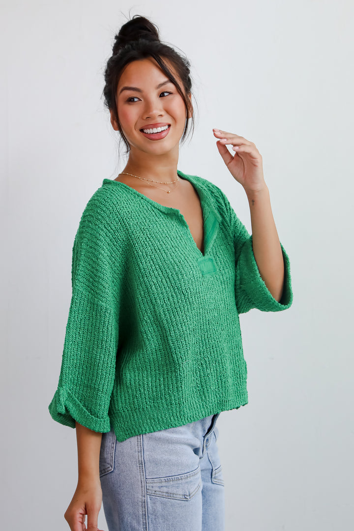 Cozy All Over Lightweight Knit Sweater