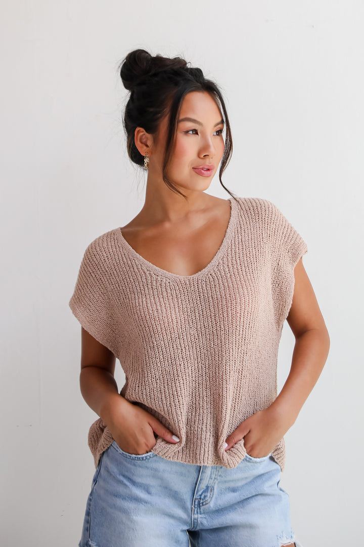 Cool Vibes Lightweight Knit Top