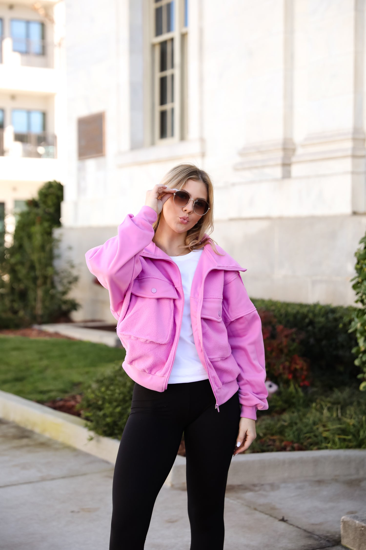 Amazing Comfort Fleece Bomber Jacket