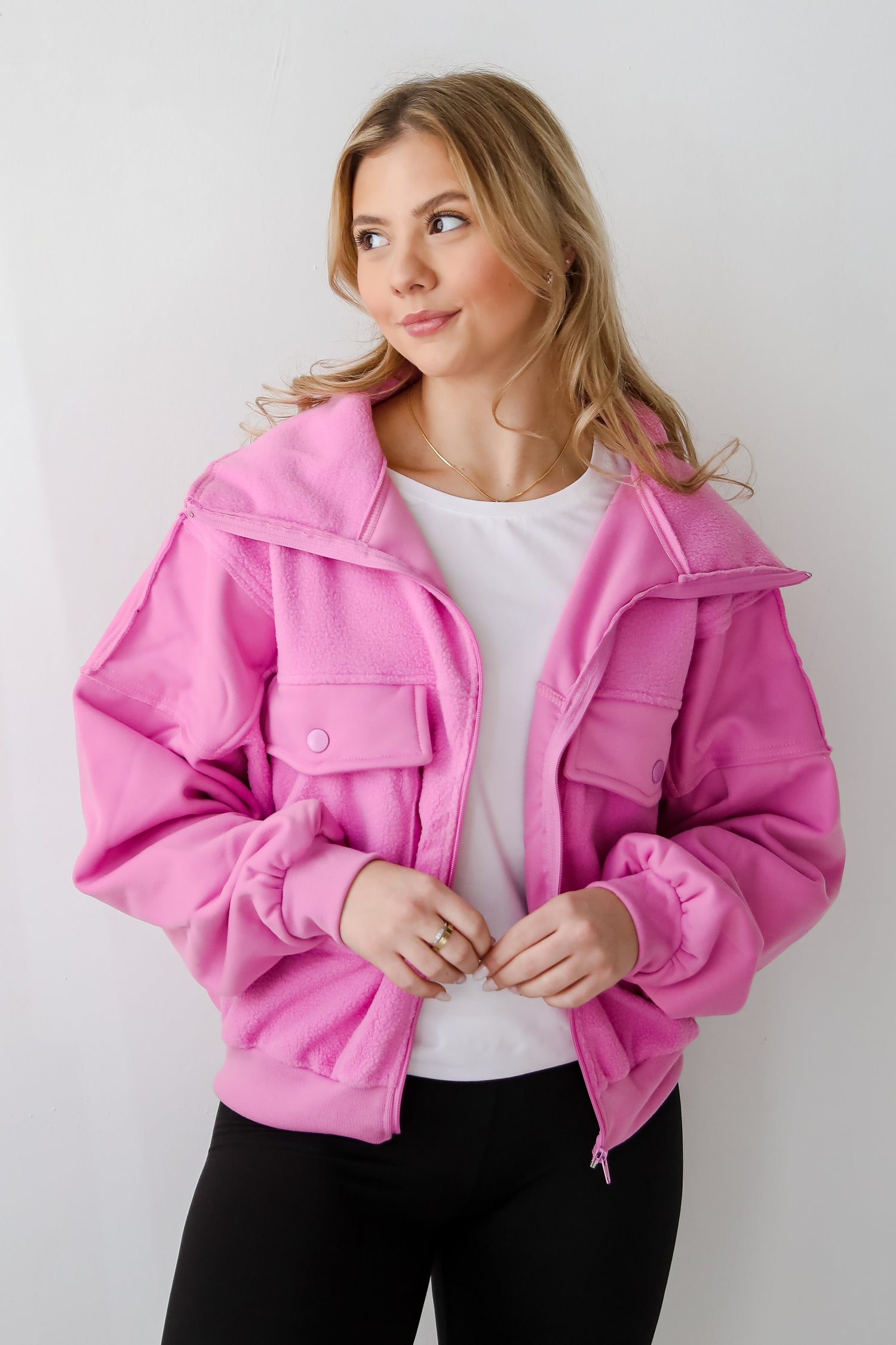 Amazing Comfort Fleece Bomber Jacket