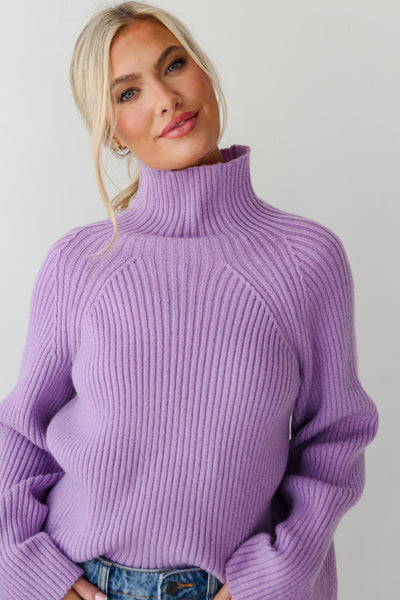 valentines day purple sweater