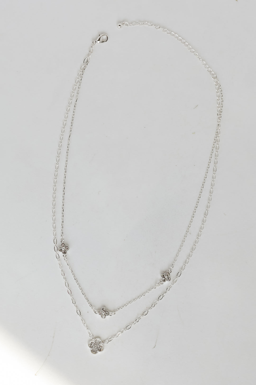 Paige Layered Silver Chain Necklace