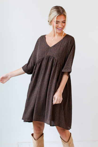 brown dresses for women