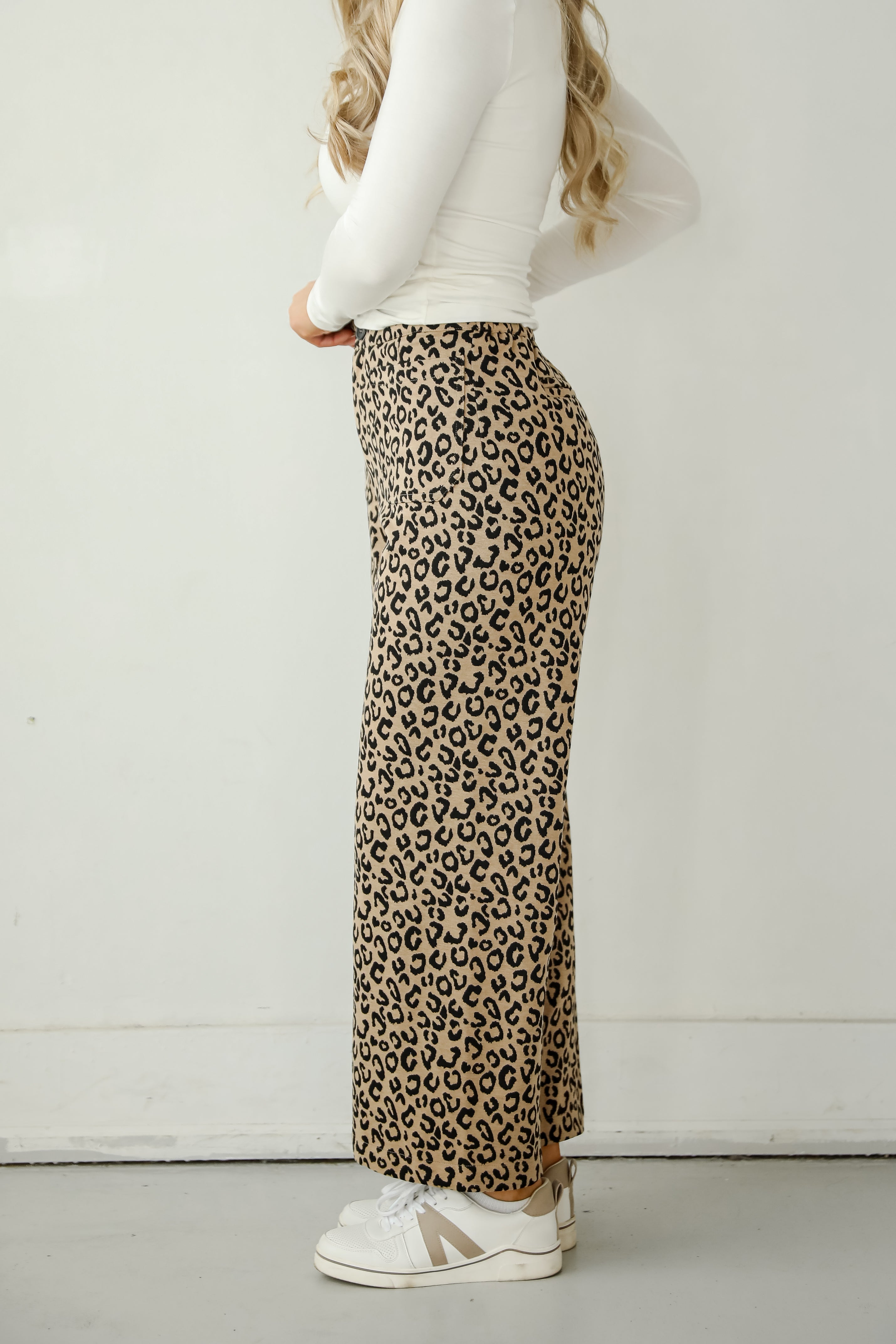 Fierce Aspect Leopard Wide Leg Pants