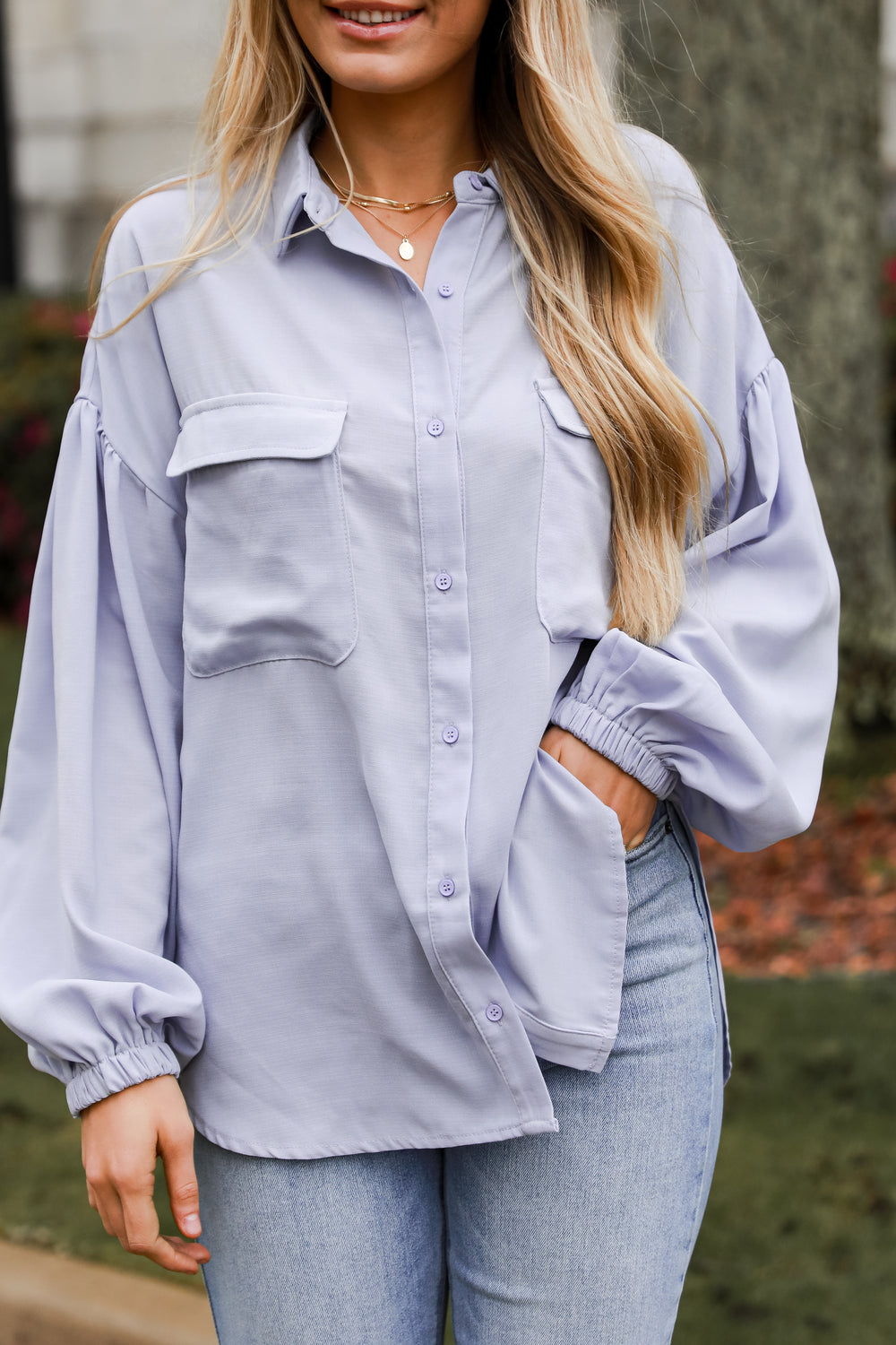 trendy button up blouses
