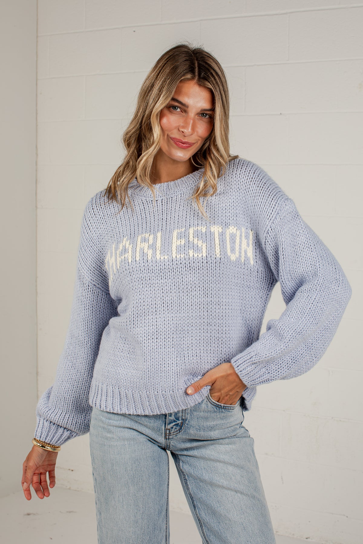 Charleston Script Knit Sweater