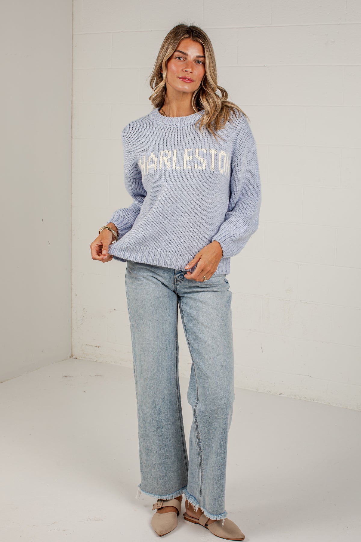 Charleston Script Knit Sweater