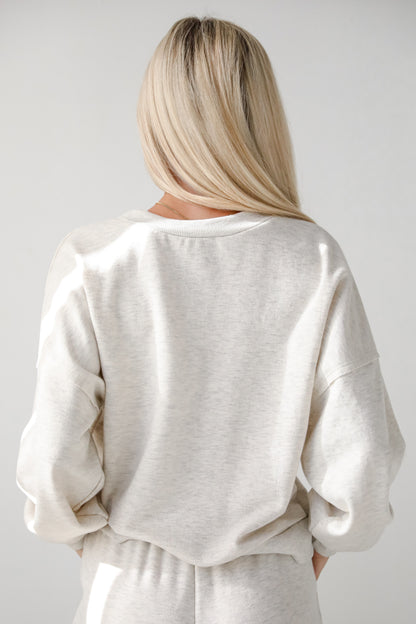 Comfy Always Light Grey Pullover