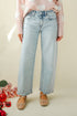 Chelsey Light Wash Barrel Jeans